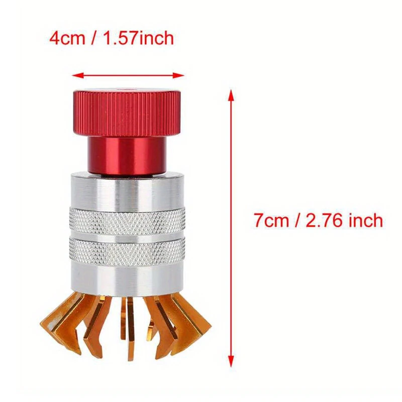 Watch Repair Tool Kit Chrome Vanadium Steel Adjustable Case Opener Acrylic Crystal Removal Lightweight Non Slip Pattern Portable Repair Accessories — view 5