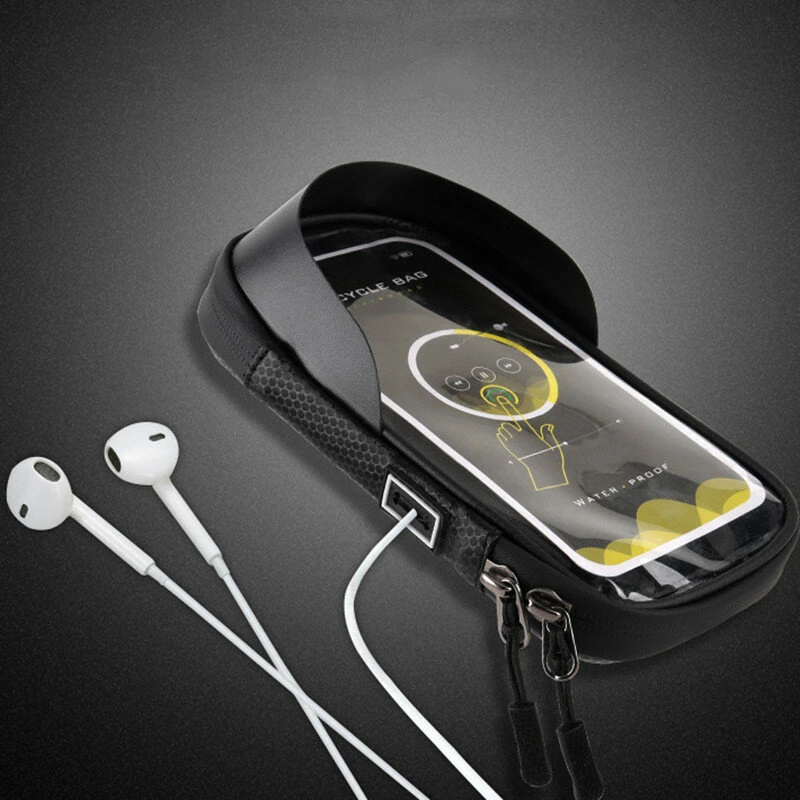 Waterproof Bike Bag Security 360° Rotation Touch Screen Bicycle Frame Phone Bag for Cycling — view 4