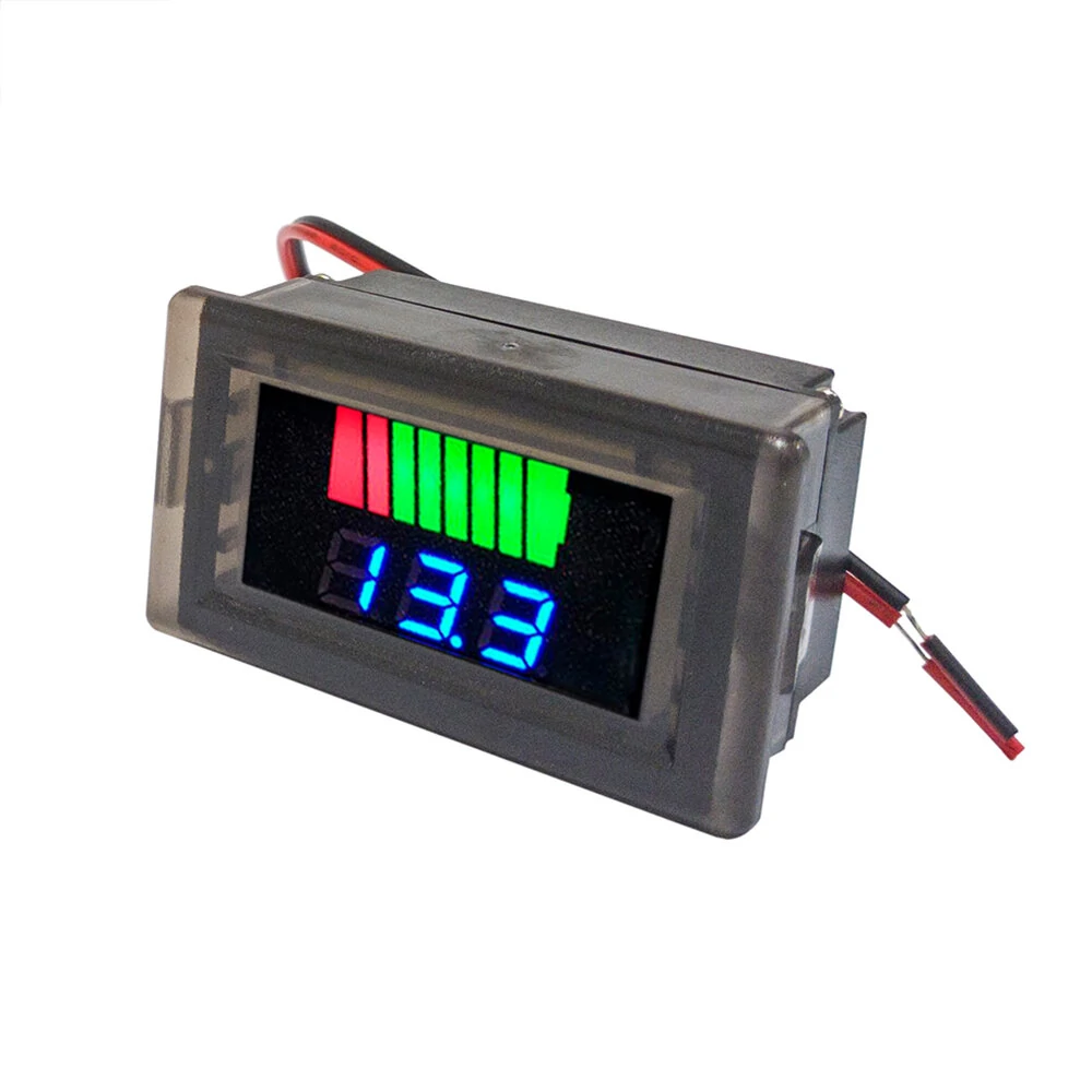 Waterproof Digital Battery Capacity Meter Tester 12V-60V Lithium Battery Capacity Indicator Car Voltage Meter Voltmeter — view 3
