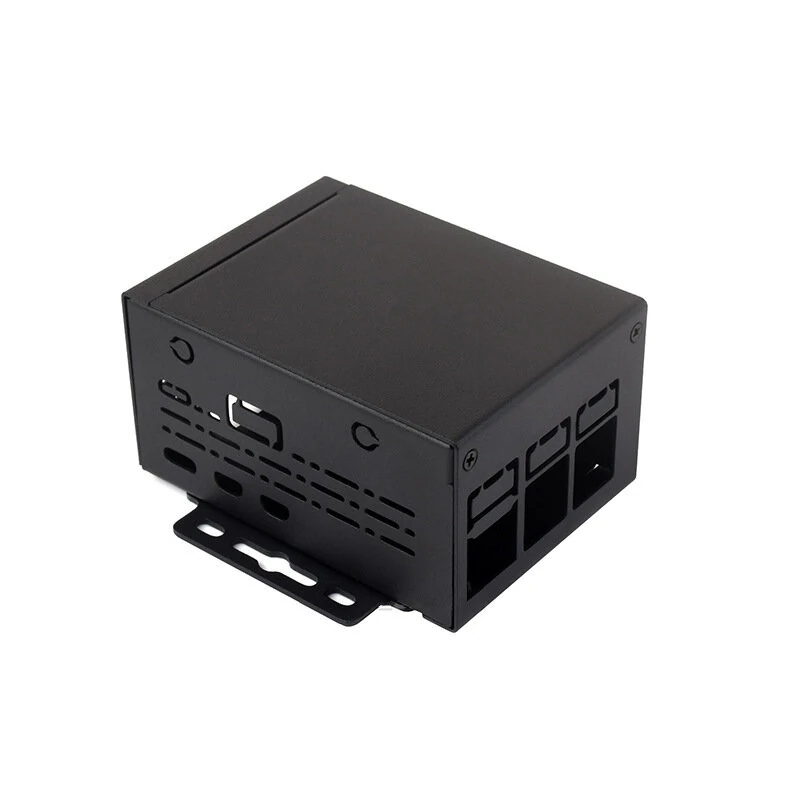 Waveshare PI5-CASE-D Industrial Grade Metal Case for Raspberry Pi 5 Supports Official Fan & HATs Wall-mount and Rail-mount Support — view 3