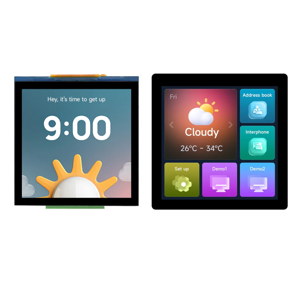 Waveshare RP2350 4inch IPS Display Development Board 480x480 65K Color Dual-core Dual-architecture LCD Screen Embedded Sensor RISC-V PSRAM Expansion — Waveshare