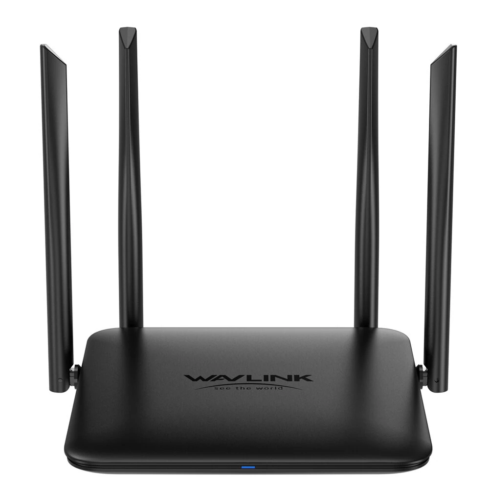 WAVLINK AC1200 Dual Band WiFi Router with 4x5dBi Antennas Gigabit Ports 1200M High Speed for Home Gaming
