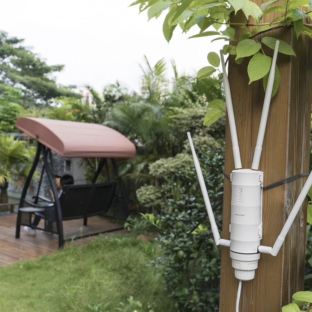 Wavlink AERIAL HD4 AC1200 Outdoor Router Dual Band High Power Wireless AP/ Range Extender Router with PoE and High Gain Antennas — view 4