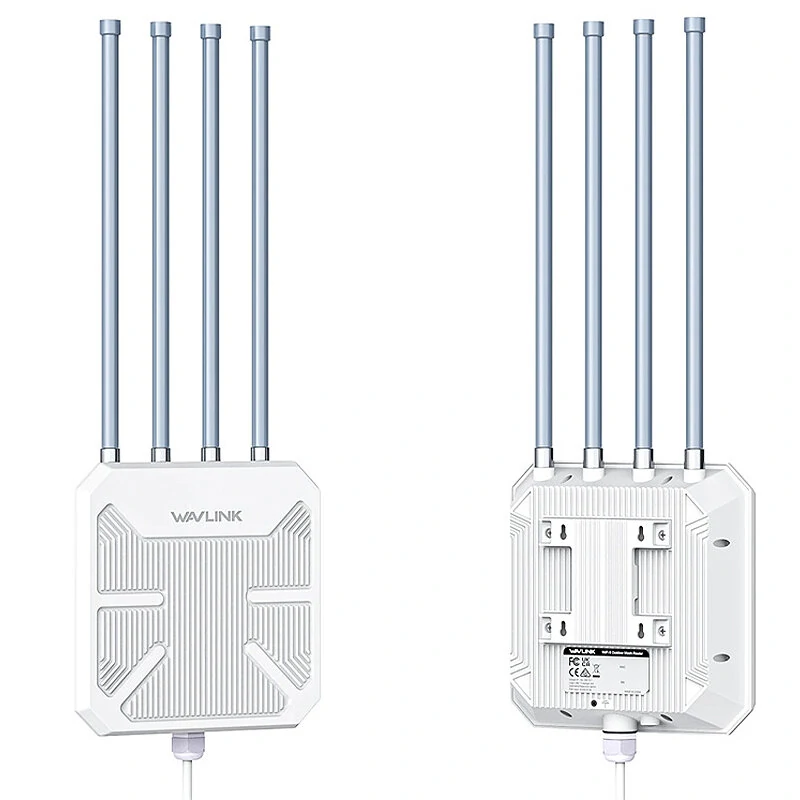 Wavlink AERIAL HD6 WiFi6 Outdoor Router AX1800 Long Range Weaterproof Wireless WIFI Extender/AP/Repeater Dual Band 2.4G&5Ghz Booster with 4 Antennas — view 3