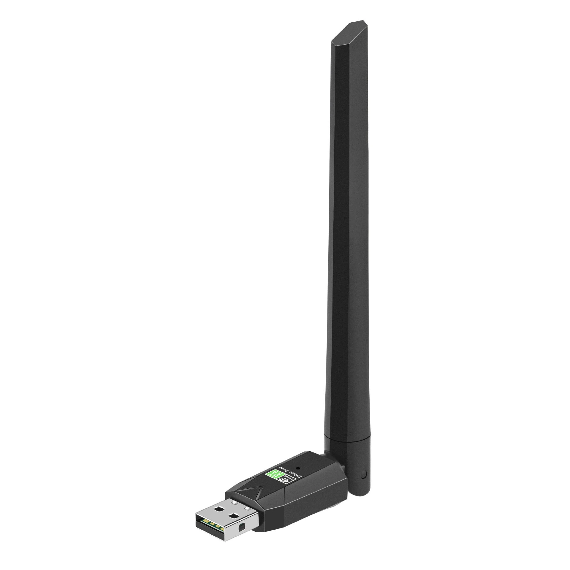 WB603 650Mbps WiFi Network Card 2.4G/5G Dual Band USB Wireless bluetooth Adapter with 5dBi Antenna Driver-free — WB603