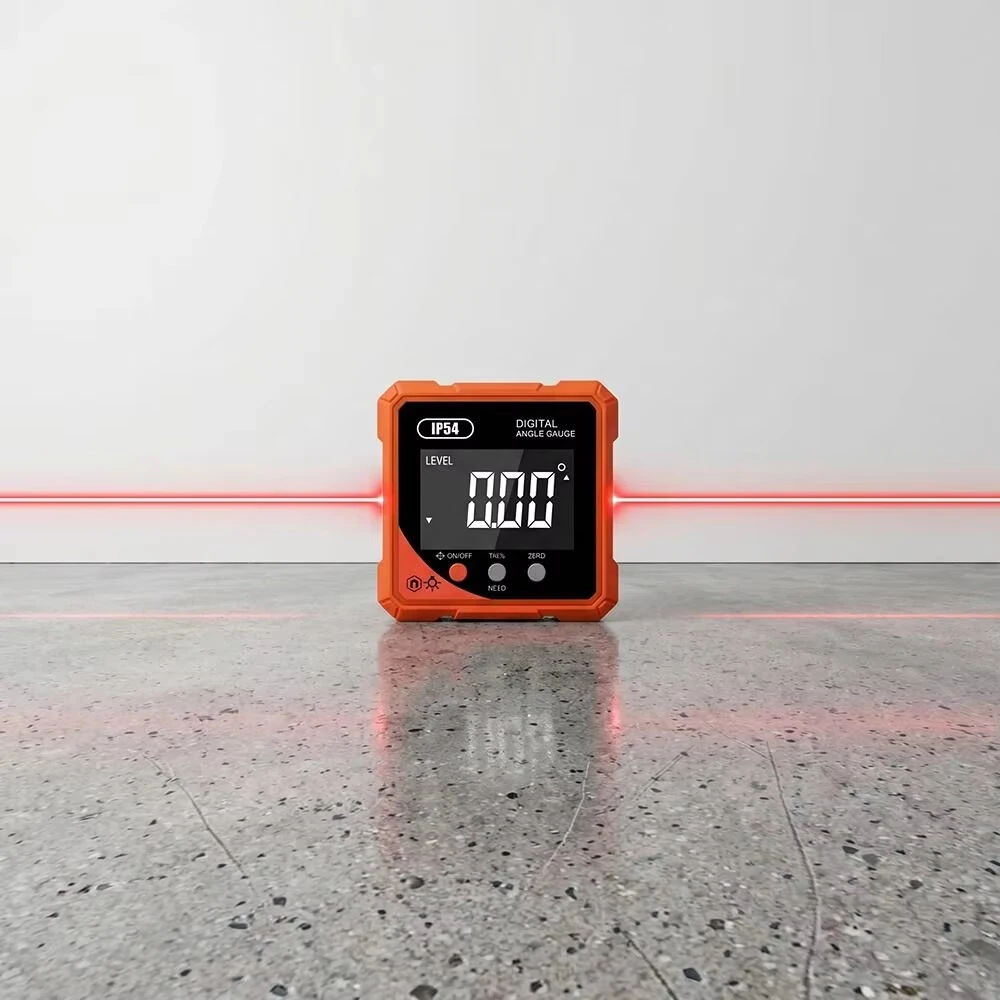 WD-05  4 Side Magnetic Digital Angle Meter with Dual Laser High-precision Electronic Goniometer Portable Rechargeable Angle Gauge — view 2