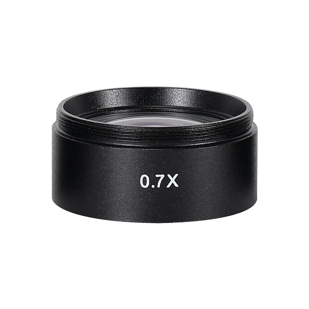 WD165 0.5X 0.7X  2.0X Auxiliary Objects Lens Microscope Camera Lens For Trinocular Binocular Stereo Zoom Microscope Barlow Glass Lens — view 6