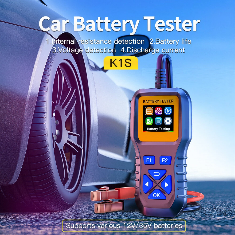 WEIYING K1S Portable Car Battery Tester Voltage Detection Battery Fault Diagnosis Tester Diagnostic Tool — view 2