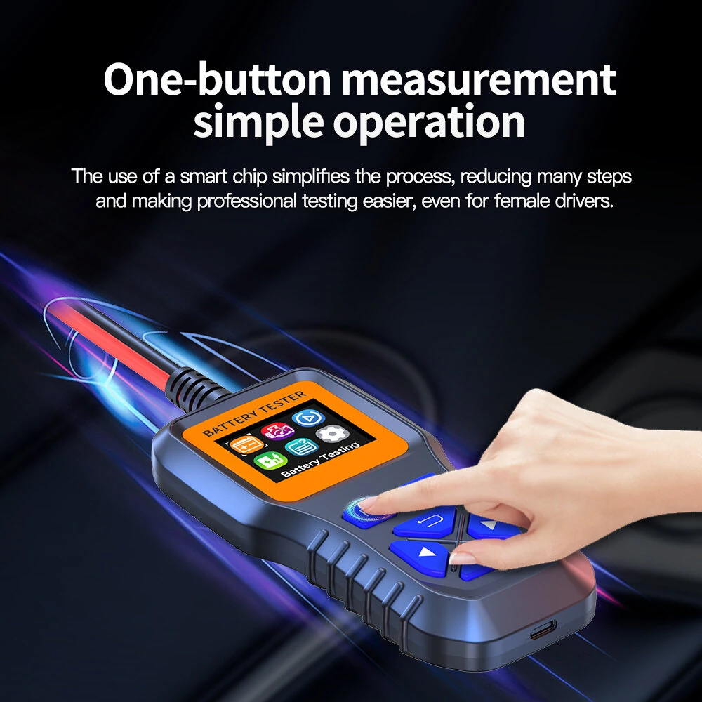 WEIYING K1S Portable Car Battery Tester Voltage Detection Battery Fault Diagnosis Tester Diagnostic Tool — view 6