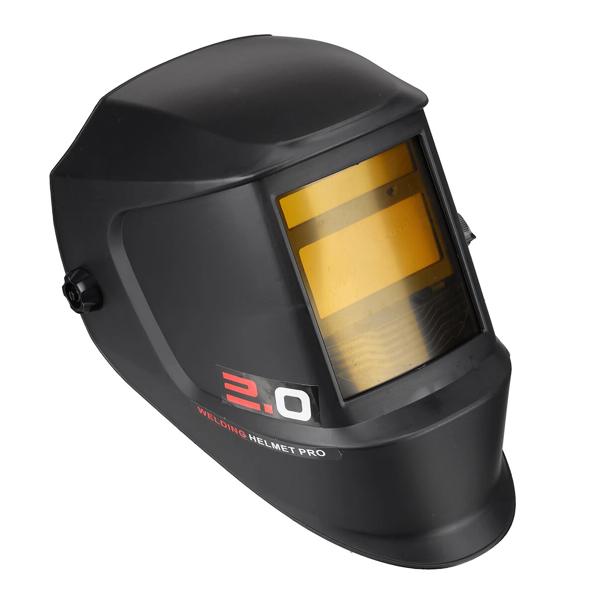 Welding Helmet Auto Darkening Blue Light Blocking True Color Solar Powered 1/1/1/1 Optical Clarity 2 Arc Sensors Shade 9-13 TIG MIG Stick Grind UV IR Protection Fast Switching — view 2