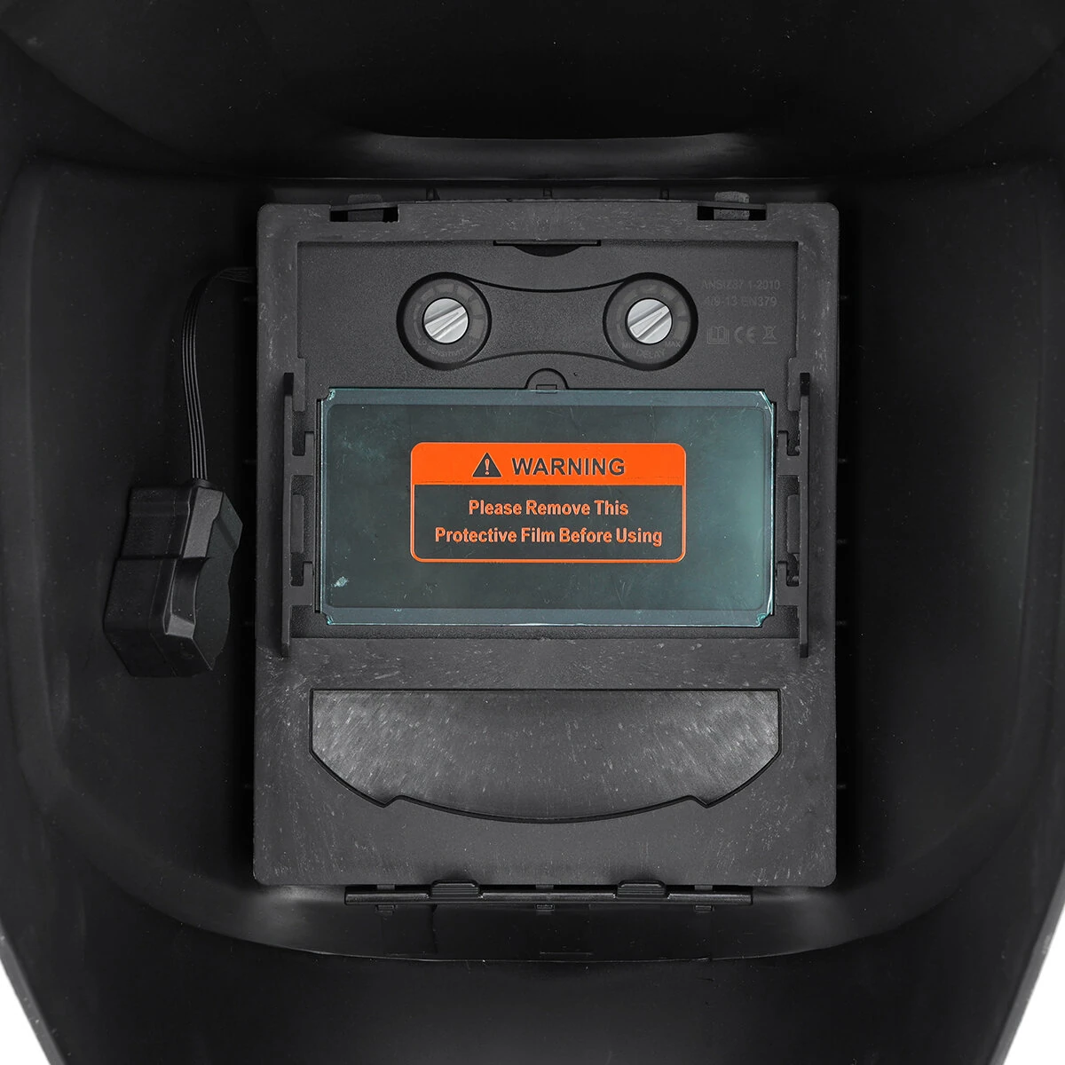 Welding Helmet Auto Darkening Blue Light Blocking True Color Solar Powered 1/1/1/1 Optical Clarity 2 Arc Sensors Shade 9-13 TIG MIG Stick Grind UV IR Protection Fast Switching — view 6