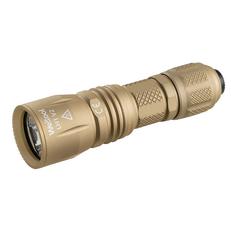 Weltool T16A 686 Lumens 598m Beam Tactical Flashlight 89000 Candela IP67 18350 USB C Rechargeable High Lumen LED Torch
