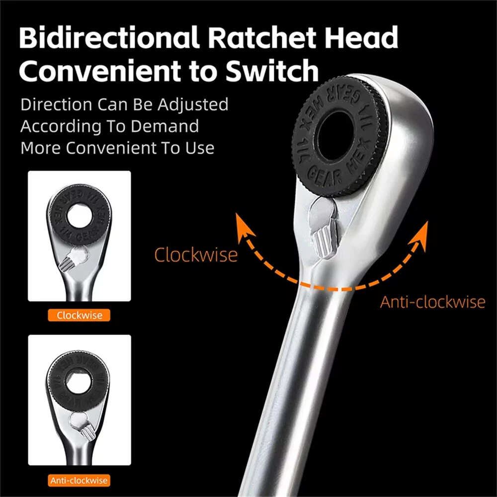 WEST BIKING Multi Functional Bike Repair Tool Portable Lightweight MTB Ratchet Wrench Tire Lever Combination Bicycle Tool Set — view 6