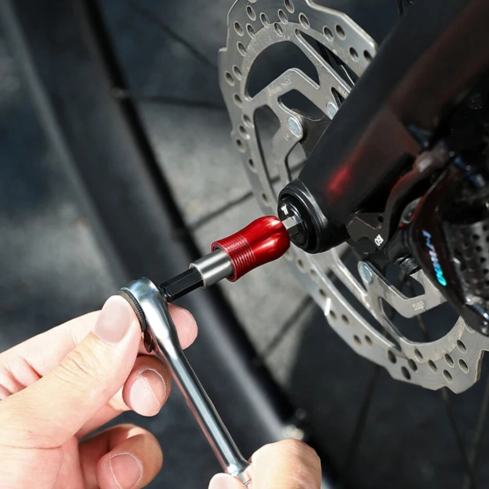 WEST BIKING Multi Functional Bike Repair Tool Portable Lightweight MTB Ratchet Wrench Tire Lever Combination Bicycle Tool Set — view 8