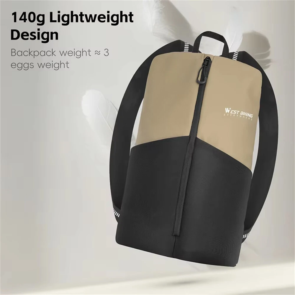 WEST BIKING Road Bike Cycling Backpack 3L Capacity Ultralight Portable Water-Repellent Outdoor Climbing Cycling Travel Bag — view 4