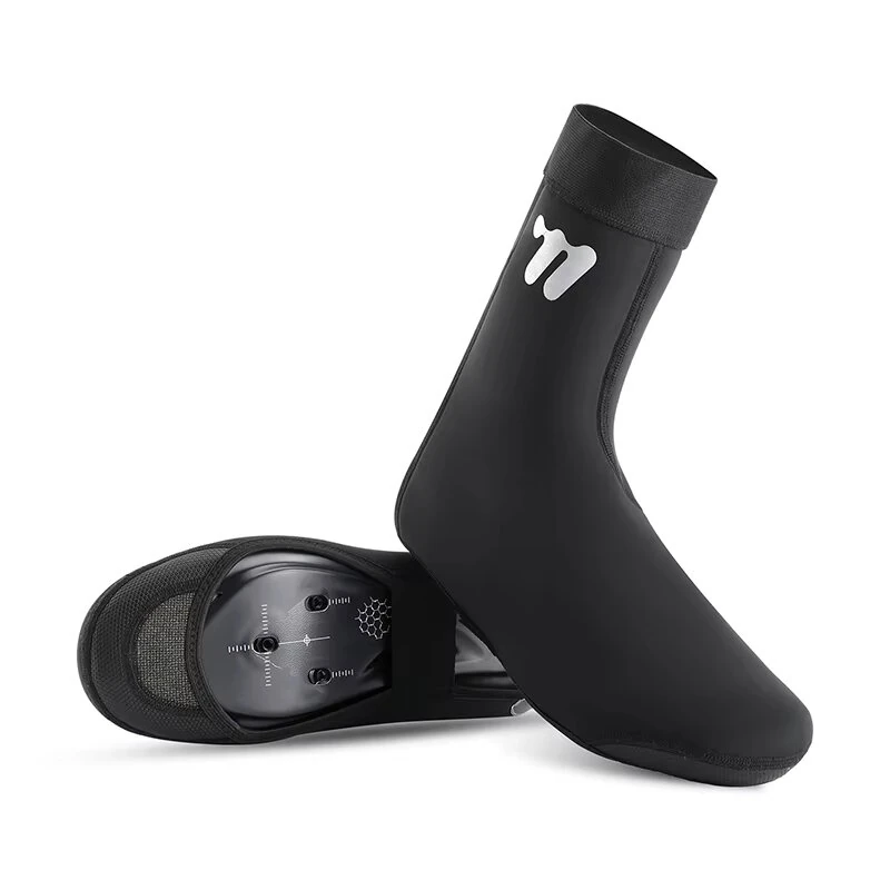 WEST BIKING Warm Windproof Cycling Shoe Covers Non-slip Wearable Reflective Zipper Bike Boots Overshoes — WEST BIKING