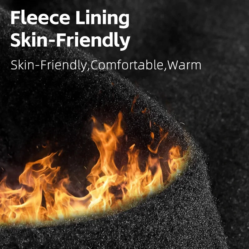 WEST BIKING Winter Cycling  Face Cover Breathable Full Face Protection Double Layer Thickening Thermal Faceguard for Skiing Cycling Sport — view 2