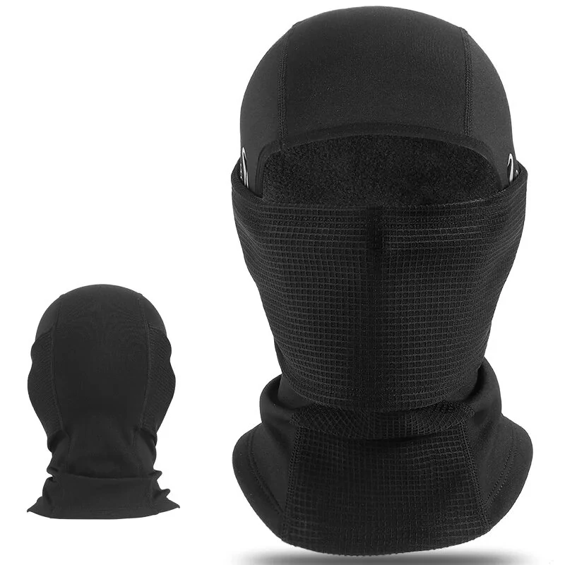 WEST BIKING Winter Cycling  Face Cover Breathable Full Face Protection Double Layer Thickening Thermal Faceguard for Skiing Cycling Sport — view 6