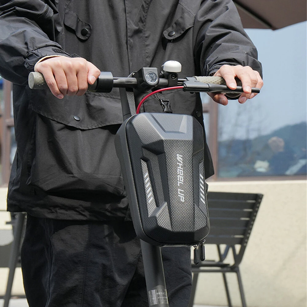 WHEELUP 3L Electric Scooter Front Bag Waterproof EVA Hard Shell Storage Bag Front Hanging Bag for Electric Scooter Bike — view 10