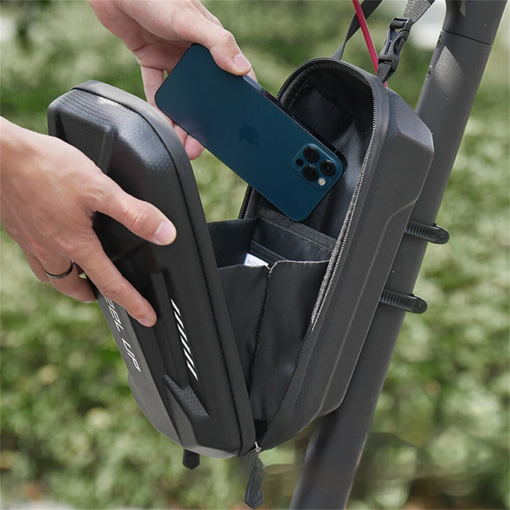 WHEELUP 3L Electric Scooter Front Bag Waterproof EVA Hard Shell Storage Bag Front Hanging Bag for Electric Scooter Bike — view 8