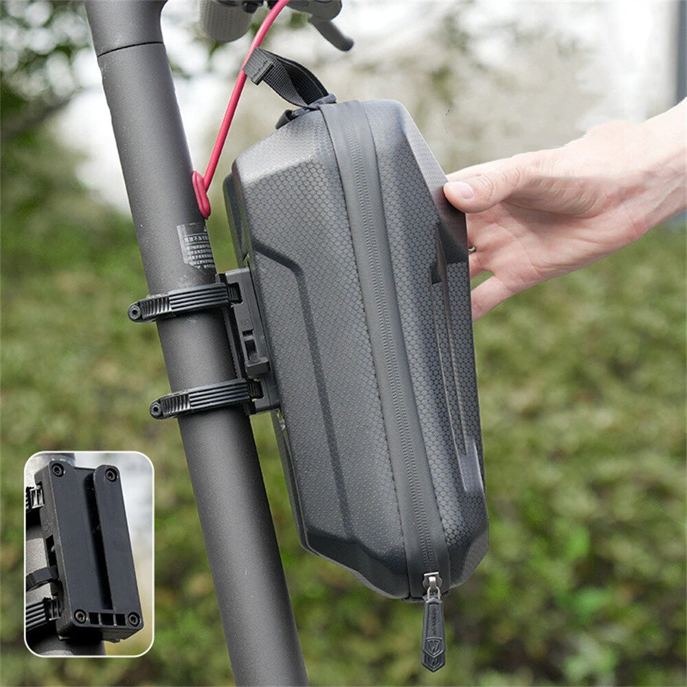 WHEELUP 3L Electric Scooter Front Bag Waterproof EVA Hard Shell Storage Bag Front Hanging Bag for Electric Scooter Bike — view 9