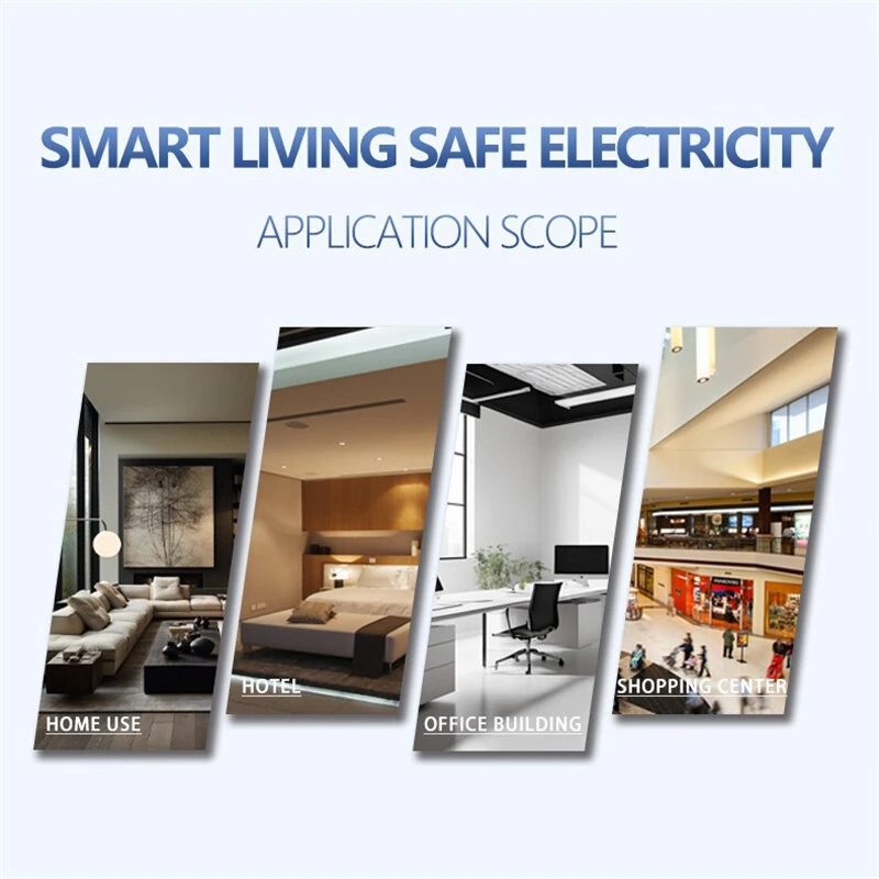 WiFi Smart Protection Socket Tuya App Control Over & Under Voltage Protection Adjustable Power Settings Pure Copper Nickel-Plated Conductors 3250W CE Certified — view 4