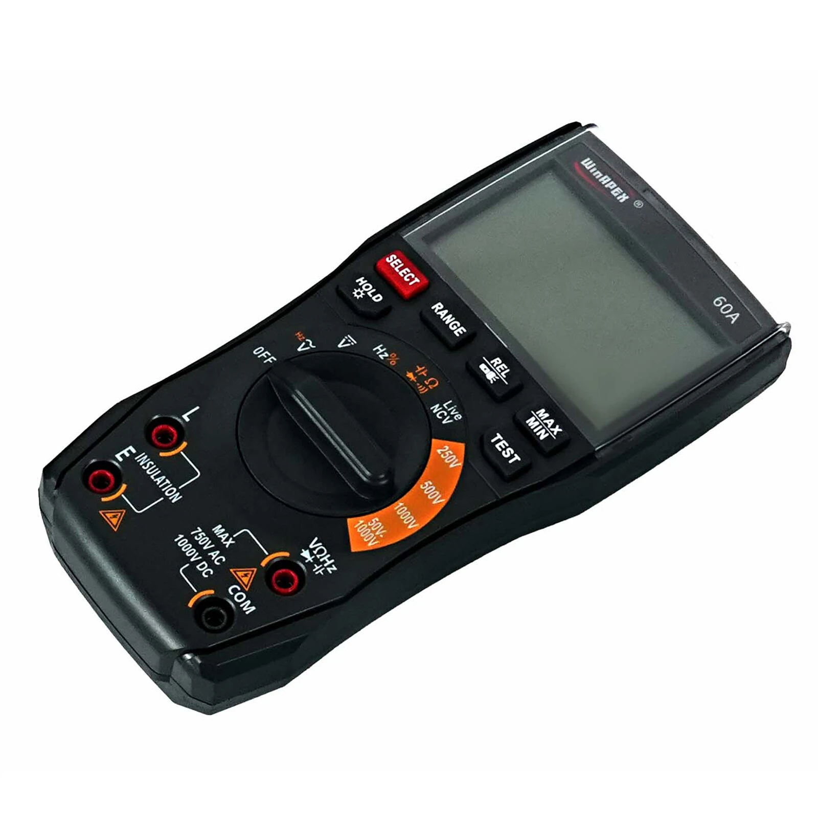 WinAPEX 60A Insulation Resistance Tester Multimeter Two-in-One Multi-function Device True RMS NCV Live Digital Meter — view 3