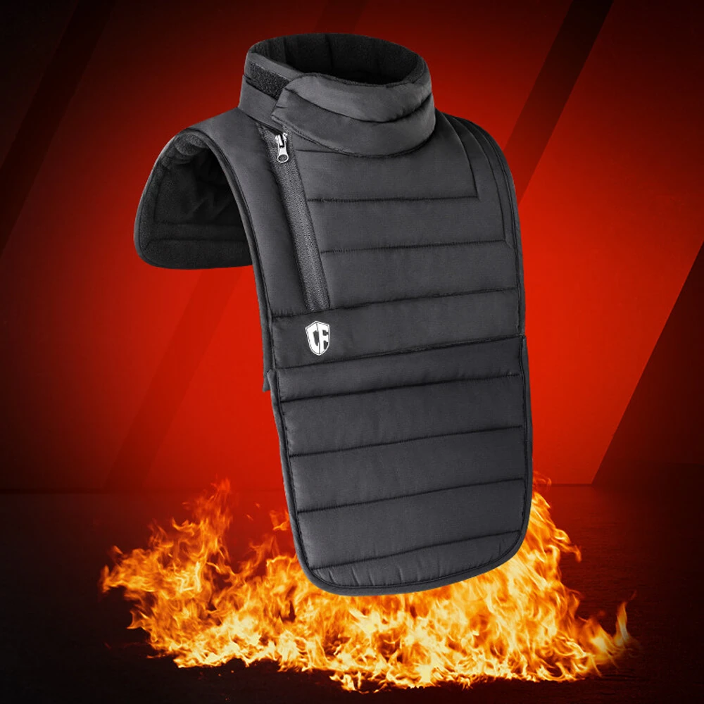 Winter Motorcycle Cycling Chest Protector Adjustable Neck Cover Windproof Outdoor Skiing Neck Warmer — view 2