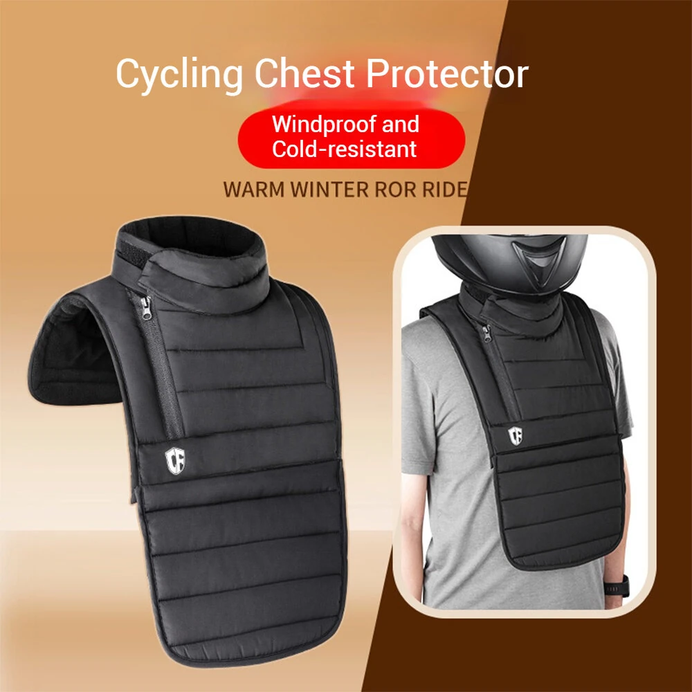 Winter Motorcycle Cycling Chest Protector Adjustable Neck Cover Windproof Outdoor Skiing Neck Warmer — view 3