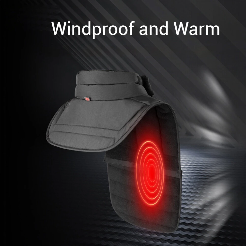 Winter Motorcycle Cycling Chest Protector Adjustable Neck Cover Windproof Outdoor Skiing Neck Warmer — view 5