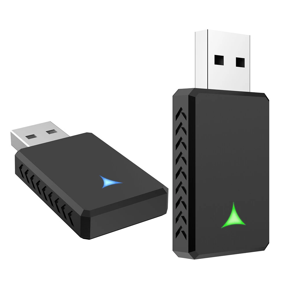 Wired to Wireless CarPlay 2 in 1 Mini Android Auto Adapter Smart Box Plug and Play Converter Automatic Connection OTA Update Universal