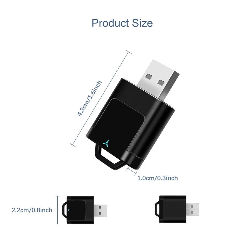 Wired to Wireless CarPlay Android Auto 2in1 Mini Adapter 5GHz WiFi5 Suitable for Original Wired Carplay/Auto Cars — view 9