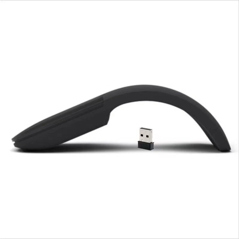 Wireless bluetooth 4.0 Foldable Mouse Ergonomic Arc Touch Computer Mouse Silent Folding PC Mice — Pricio