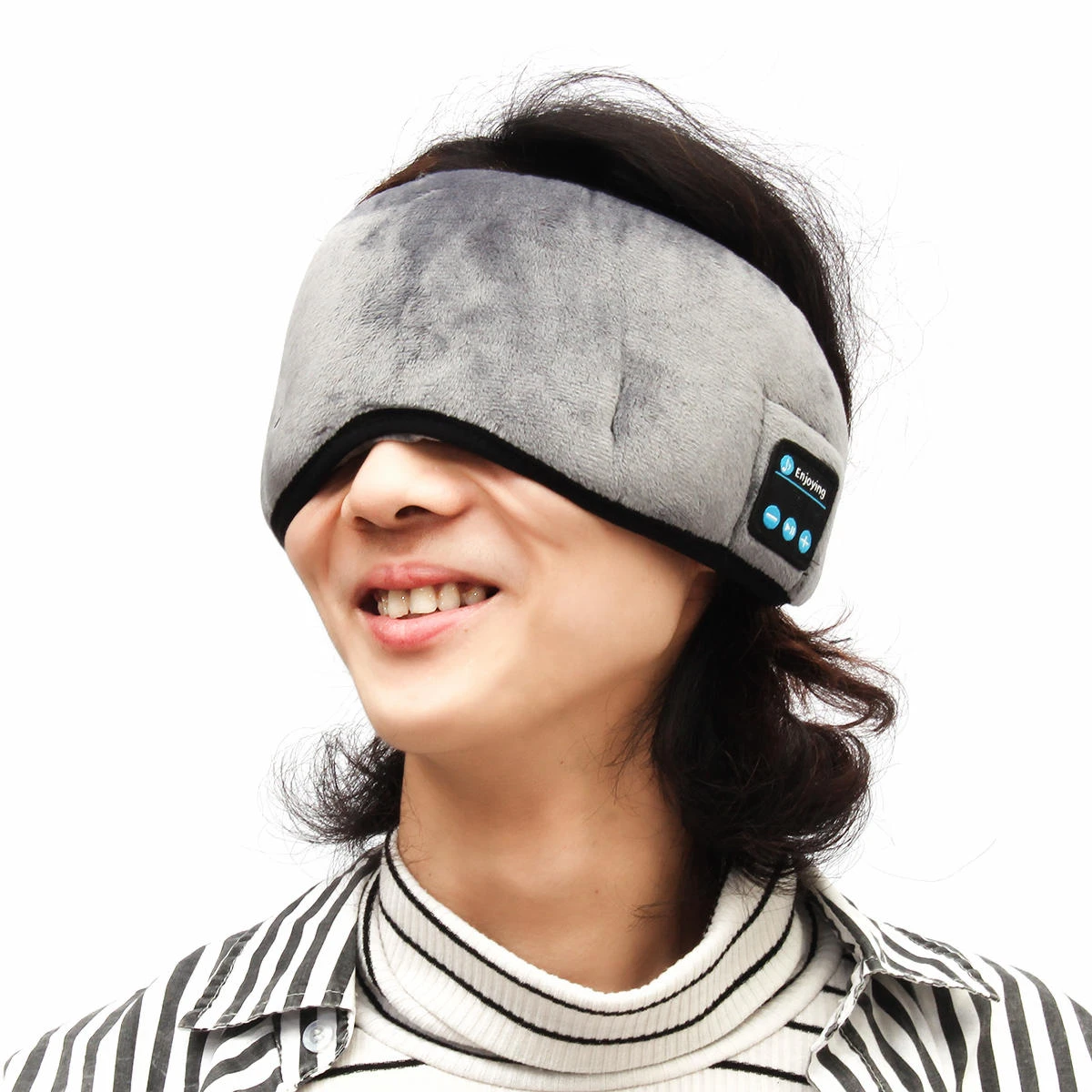 Wireless Bluetooth 5.0 Stereo Sleeping Eye Mask Headphones Earphone Music Sleep Headset — Pricio