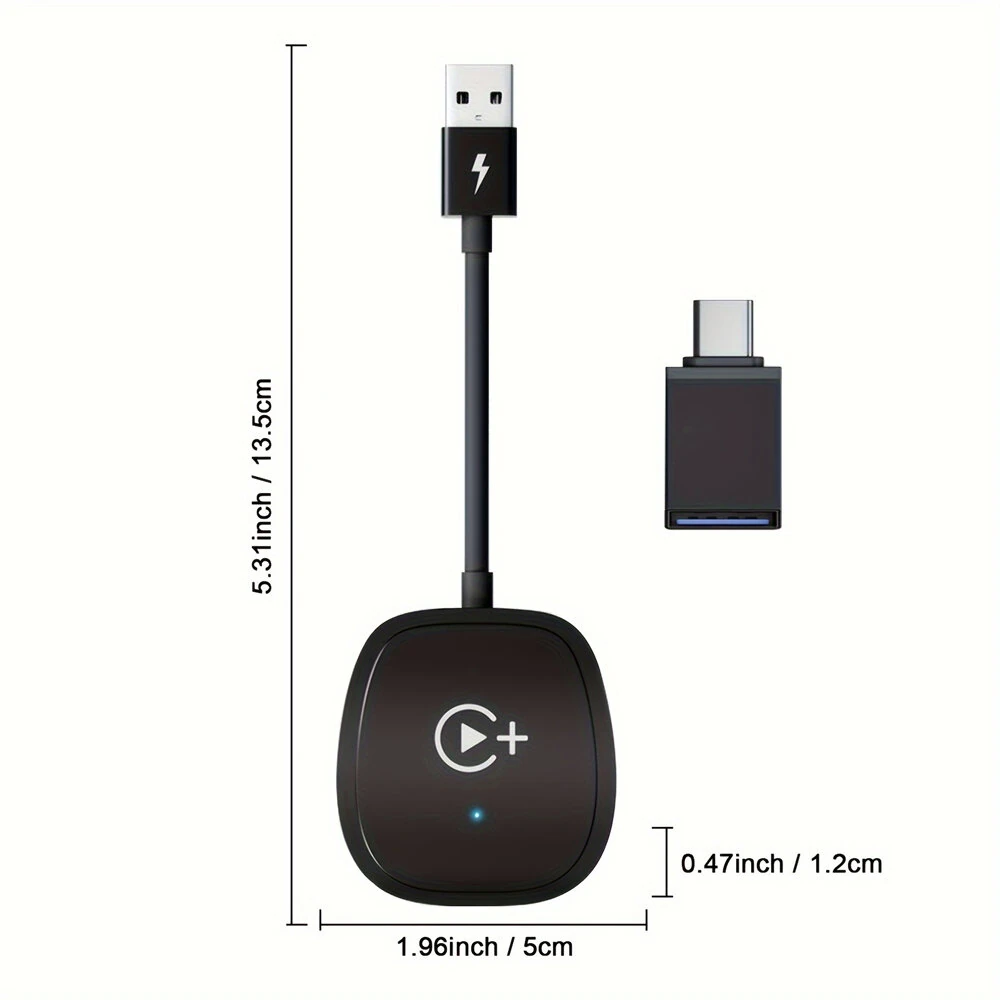 Wireless CarPlay Adapter Support Watch Video Online Netflix/YouTube/Tiktok For OEM Wired CarPlay Cars — view 10