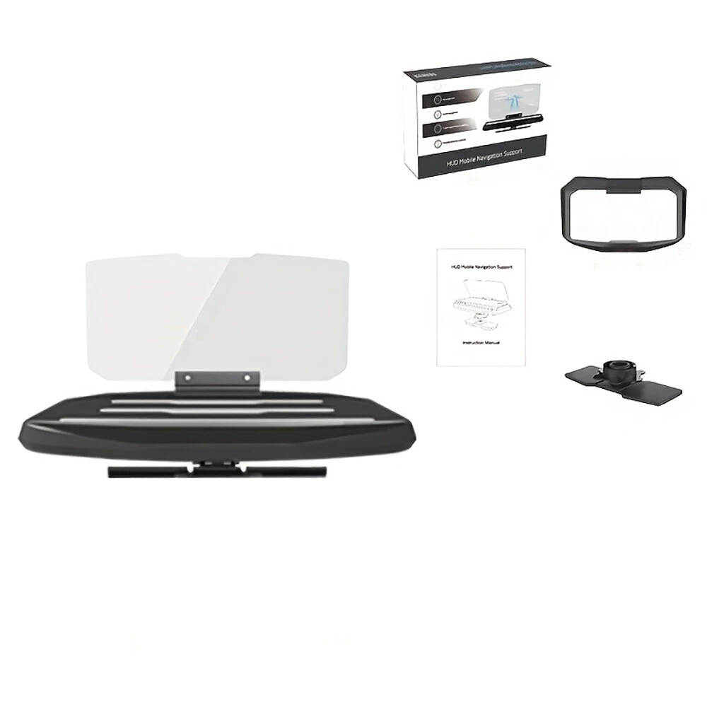 Wireless Charging Car-mounted HUD Car HUD Head-Up Display Projection Folding Holder Driving Navigation Mobile Phone Holder — view 7