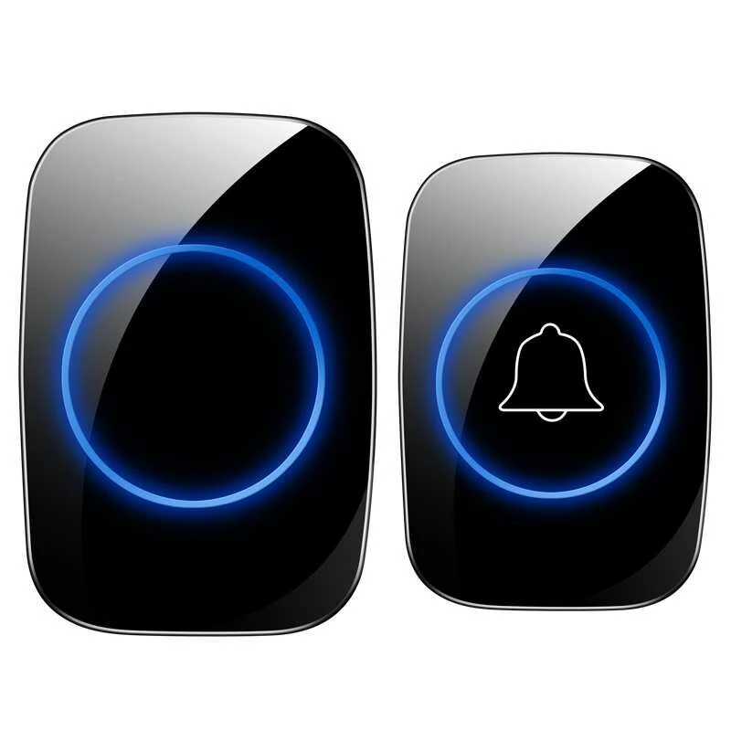 Wireless Doorbell NO battery Waterproof EU Plug LED Light 300M Long Range Smart 433MHz — Pricio
