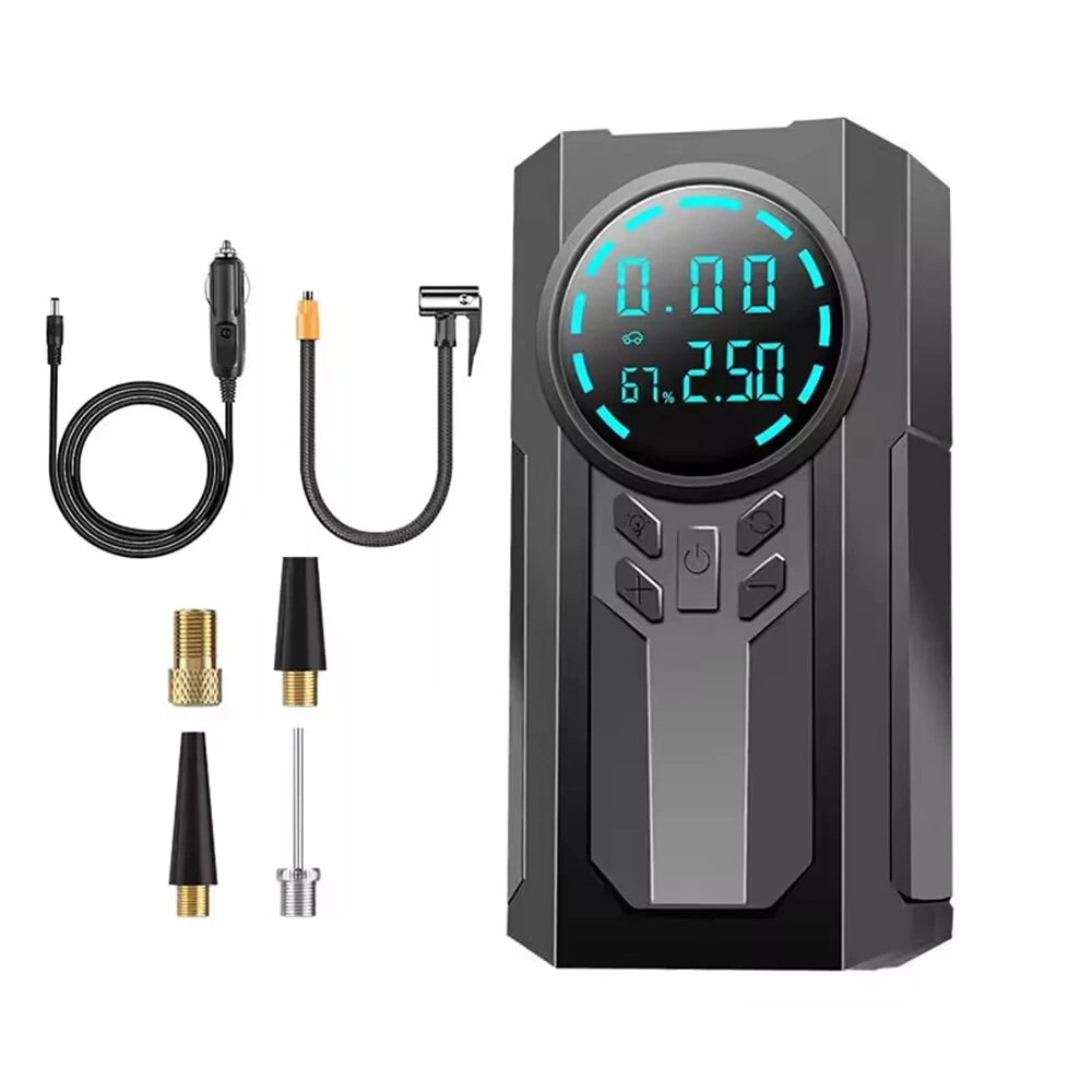 Wireless Electric Tyre Inflator Wireless Car Air Compressor Motorcycle Bicycle Car Tire Inflator Electric Air Pump — Pricio