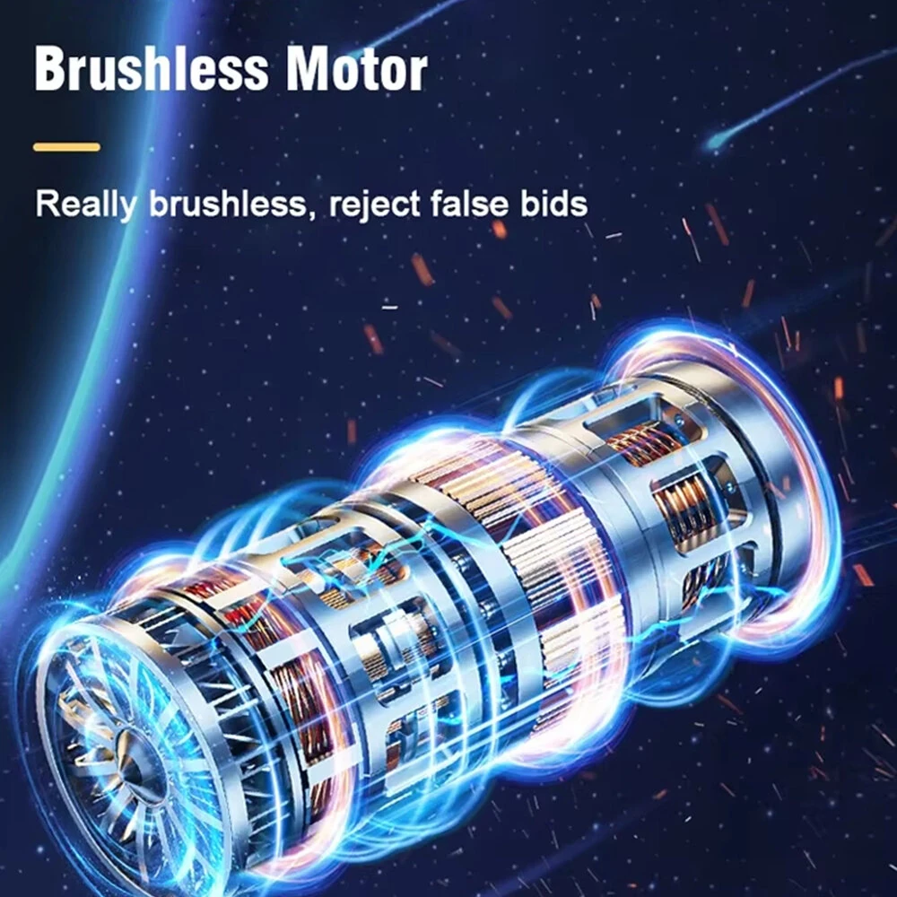 Wireless Handheld Vacuum Cleaner Brushless Motor 19000Pa High-power Long Battery Life USB Charging for Car Home Cleaning — view 2