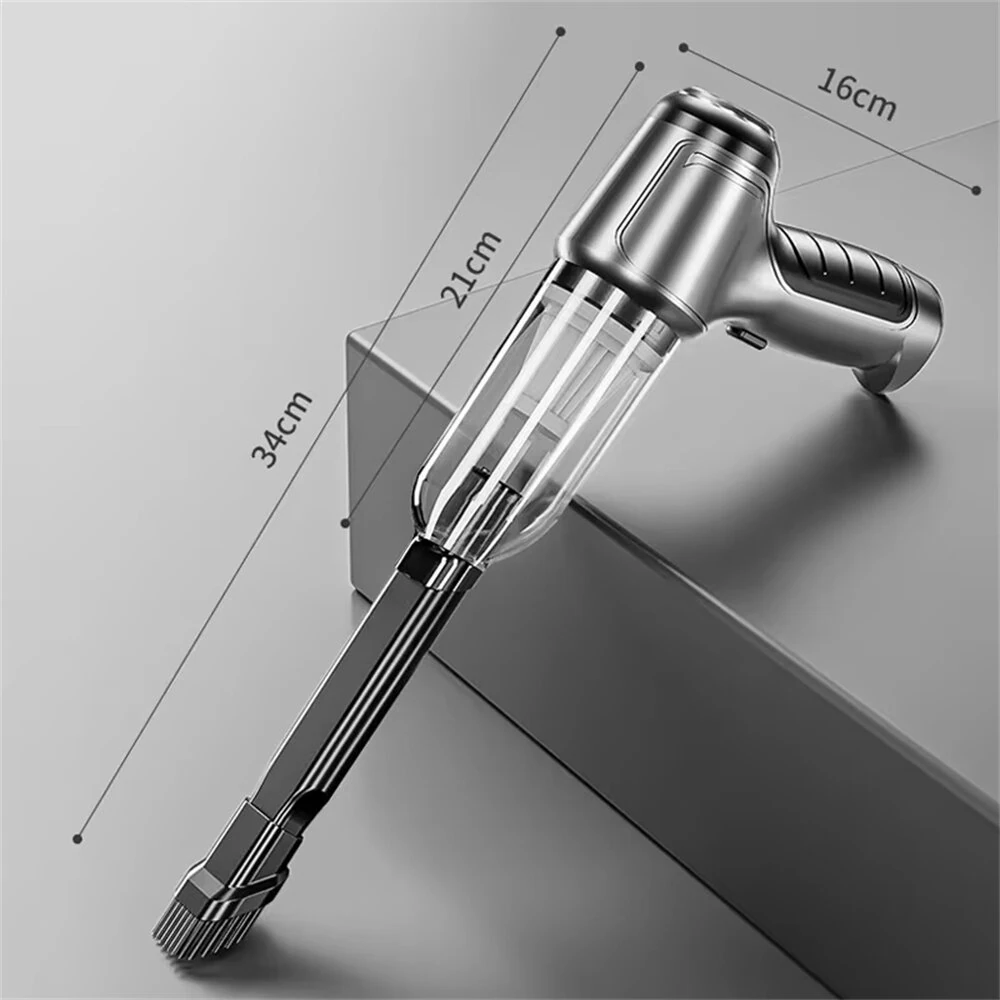 Wireless Handheld Vacuum Cleaner Brushless Motor 19000Pa High-power Long Battery Life USB Charging for Car Home Cleaning — view 5