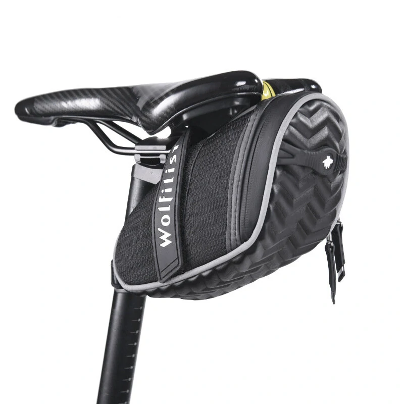 Wolfilist Bike Saddle Bag 0.5L Large Capacity Waterproof 0.2kg Lightweight Bicycle Seat Bag Package for Mountain Road Bike — view 7