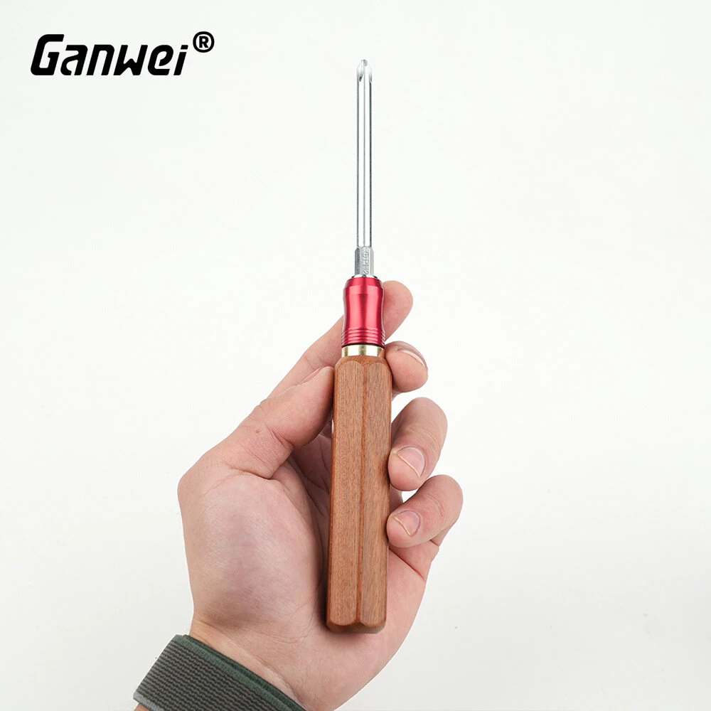 Wood Handle Screwdriver Hand Tool Fixed Value Torque Brass Collet Woodworking Replacement Accessories Household Screwdriver Set — view 2