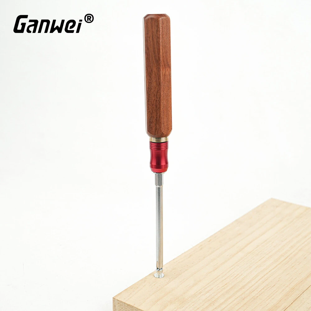 Wood Handle Screwdriver Hand Tool Fixed Value Torque Brass Collet Woodworking Replacement Accessories Household Screwdriver Set — view 3