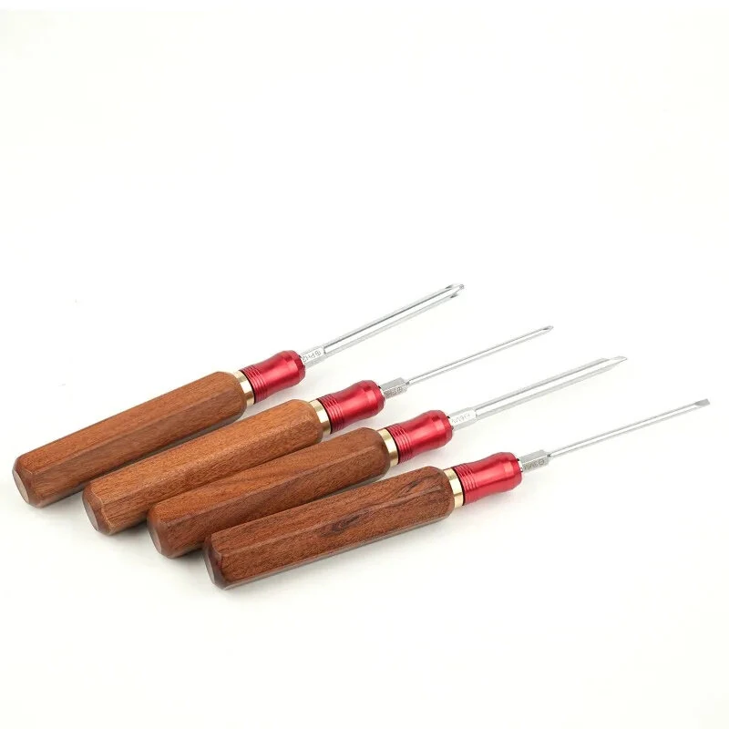 Wood Handle Screwdriver Hand Tool Fixed Value Torque Brass Collet Woodworking Replacement Accessories Household Screwdriver Set — view 6