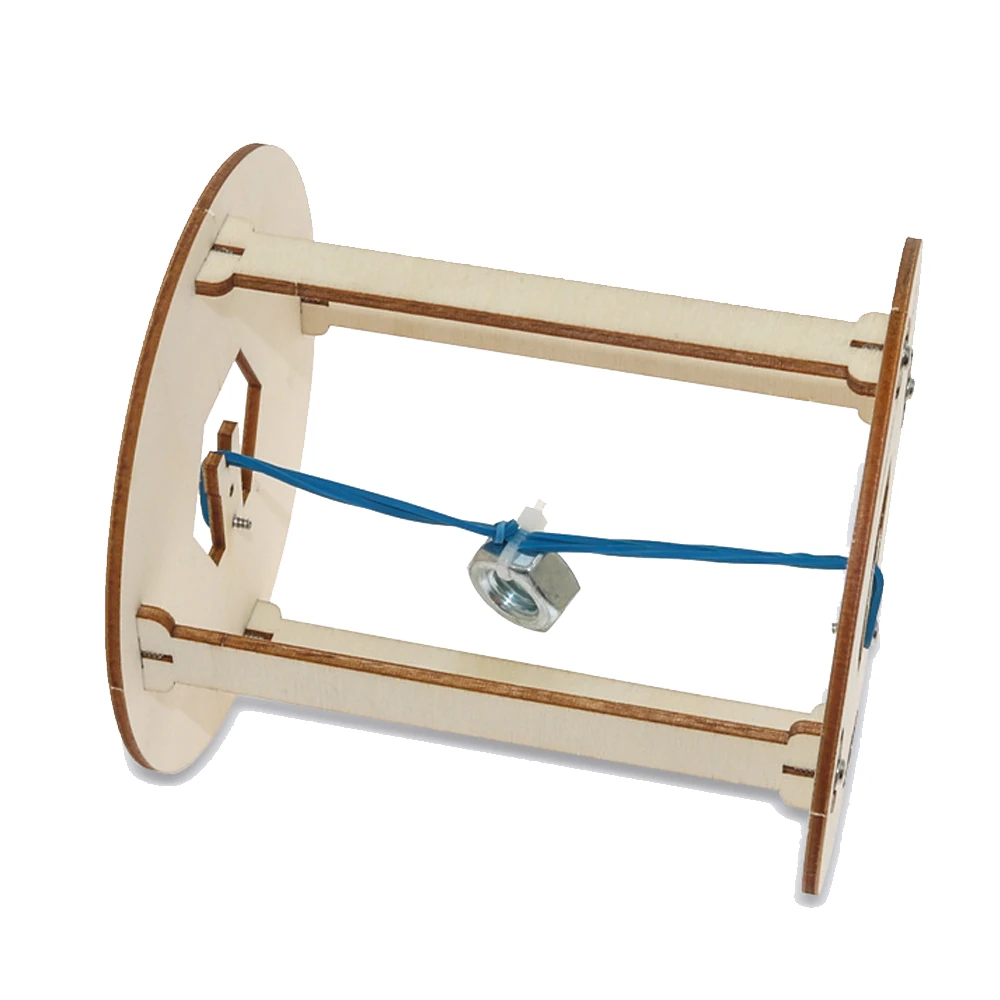 Wooden DIY Educational Scientific Experiments Early Education Toys Magic Wheel for Children — view 5
