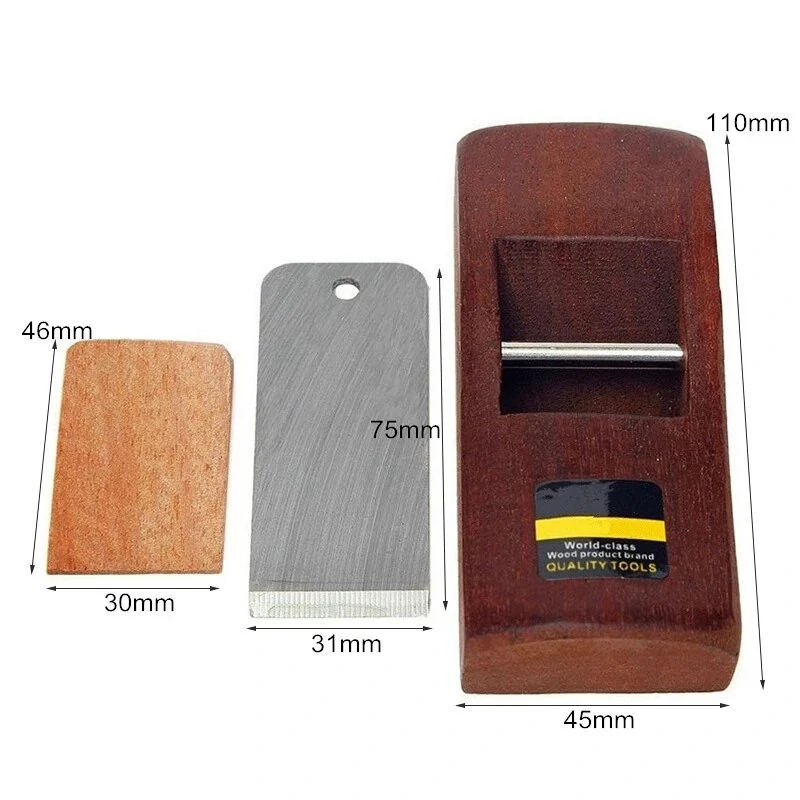 Wooden Hand Planer Trimming plane Carpenter Woodcraft Home Garden Mini Woodworking Flat Plane Wood Planer DIY Tool — view 5