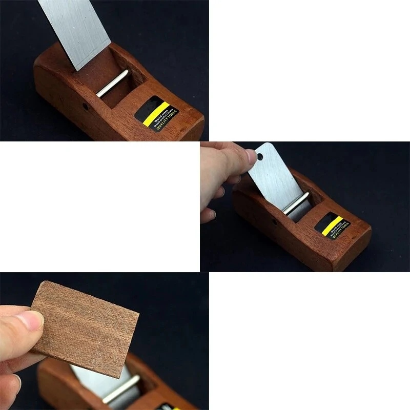 Wooden Hand Planer Trimming plane Carpenter Woodcraft Home Garden Mini Woodworking Flat Plane Wood Planer DIY Tool — view 6