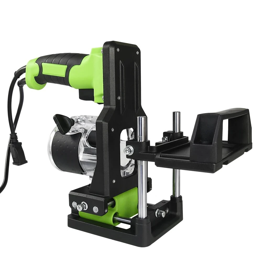 Woodworking Slotting Machine Bracket Wood Trimming Machine Bracket Aluminum Alloy Wood Trimmer Router Support — image 1