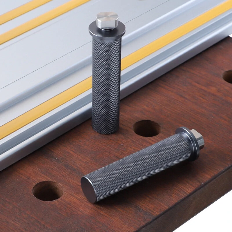 Woodworking Table Limit Block 19/20mm Dog Hole Guide Rail Track Workbench Peg Brake Bench Clamp — view 7
