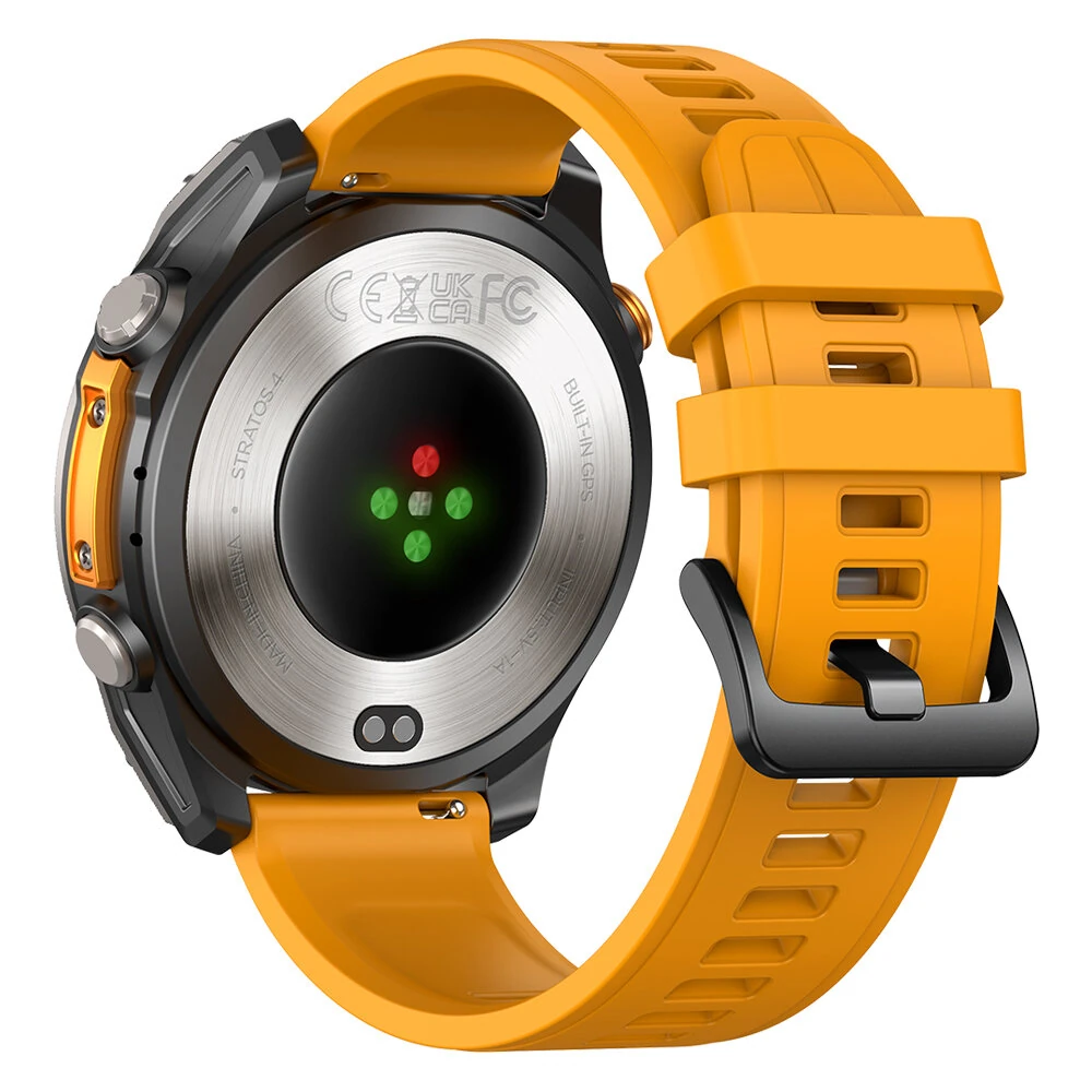 [World Premiere]Zeblaze Stratos 4 1.43-inch AMOLED GPS 5ATM&IP69K Waterproof Built-in Flashlight Compass&Barometric Altimeter 60 days Battery Life Voice Assistant bluetooth Call Heart Rate SpO2 Monitor Sleep Monitoring Multi-sport Modes Smart Watch — view 8